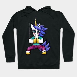 Yoga Squat Unicorn - Original Illustration Hoodie